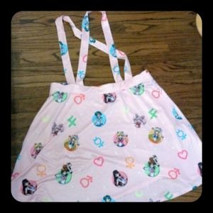 Sailor moon Suspenders Skirt